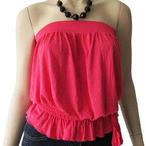 GUESS JEANS Elastic Hem Sleeveless Cocktail Top Blouse